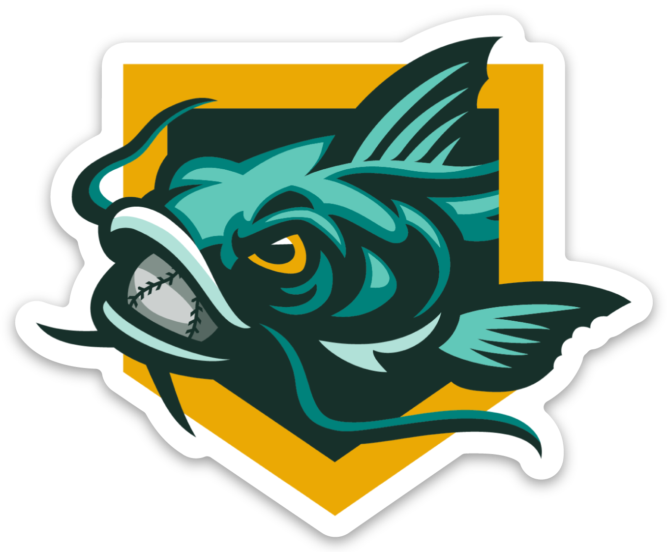 Die Cut Sticker - Home Plate Logo