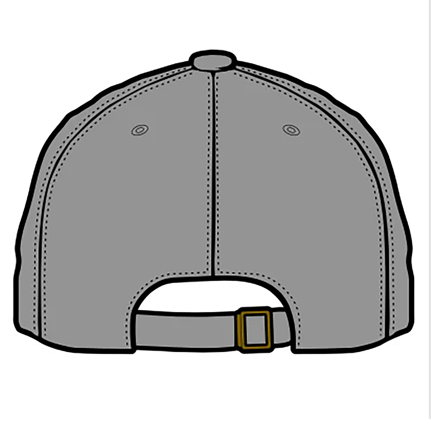 Adjustable Hat - Primary Logo - Grey