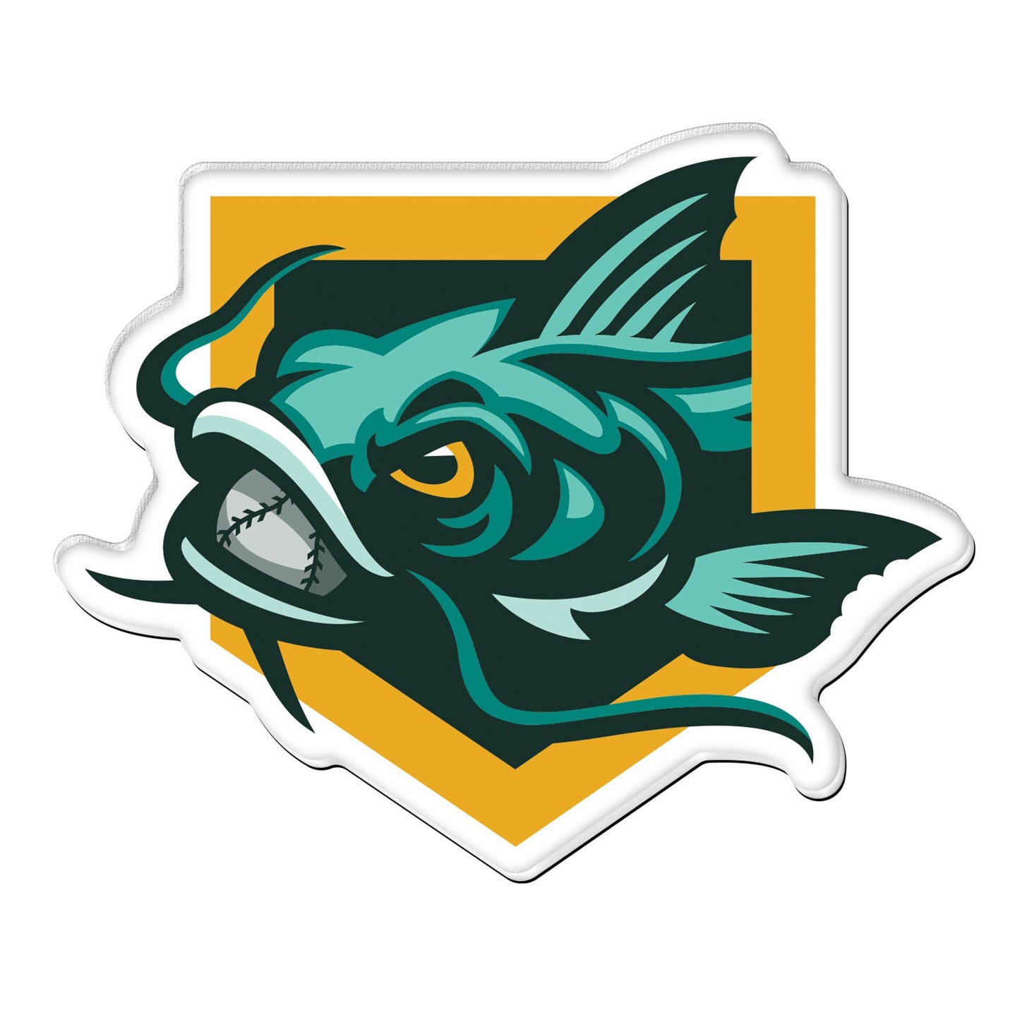 Acrylic Home Plate Magnet