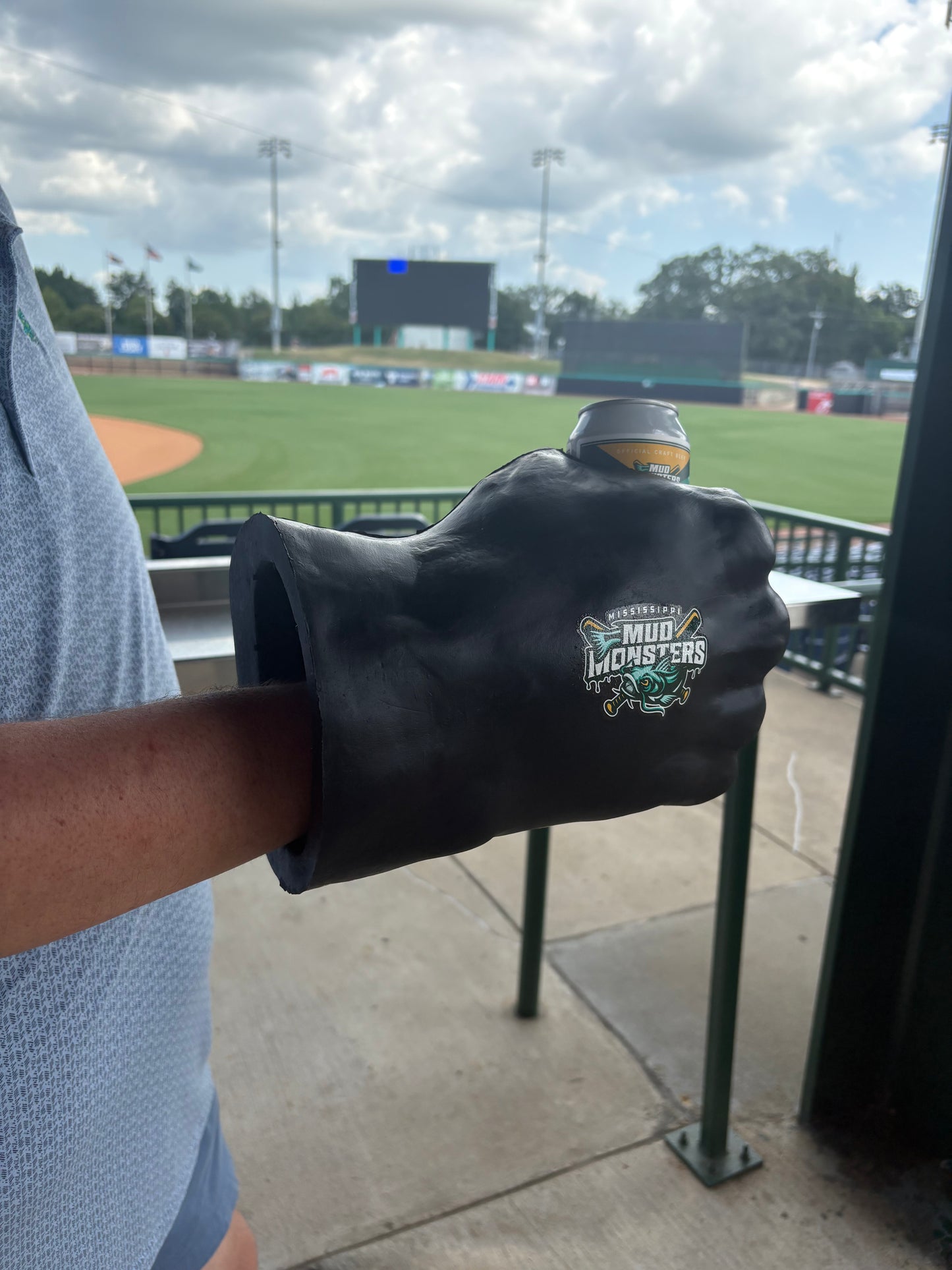 Fan Fist Drink Holder - Primary Logo