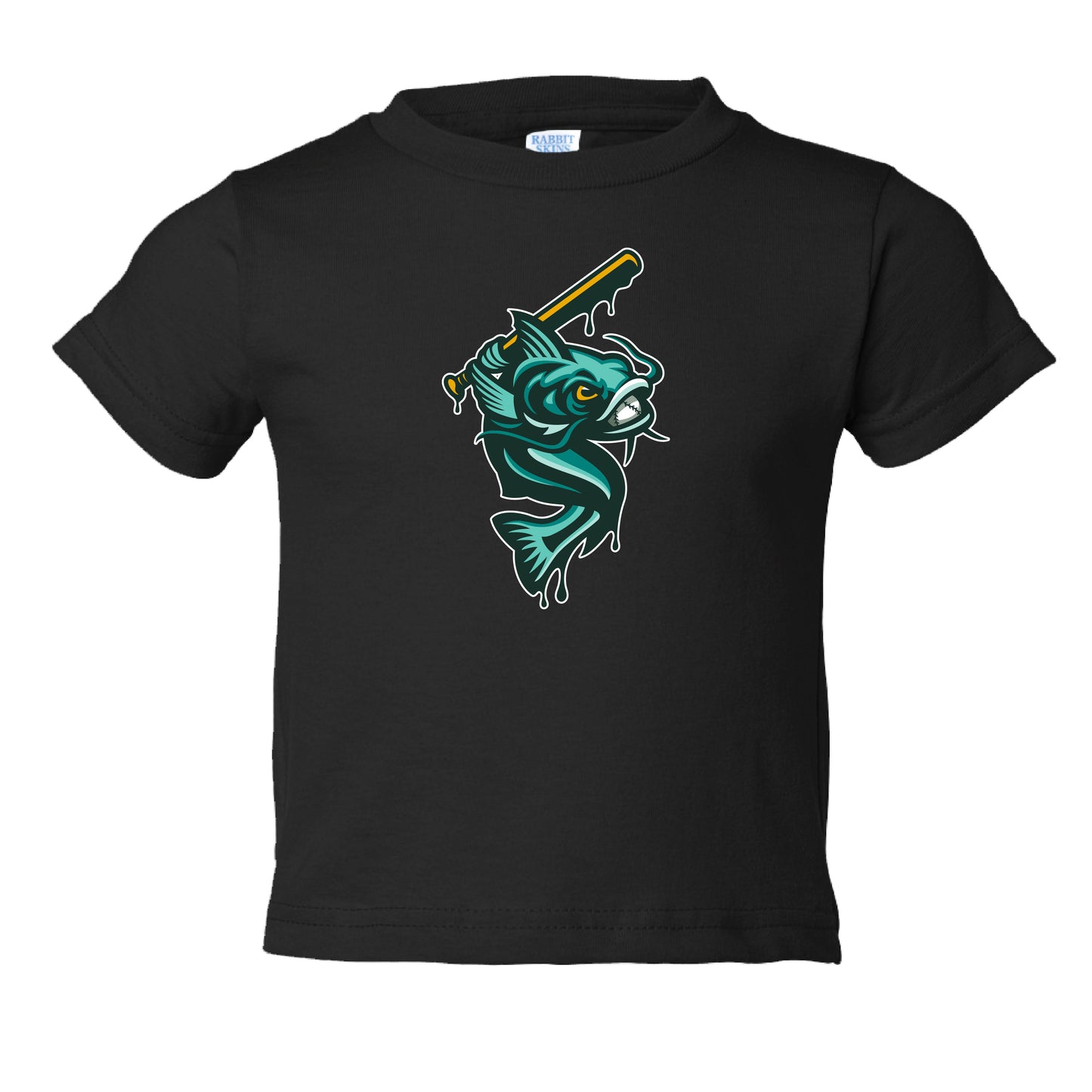 Infant Tee - Swinging Fish - Black