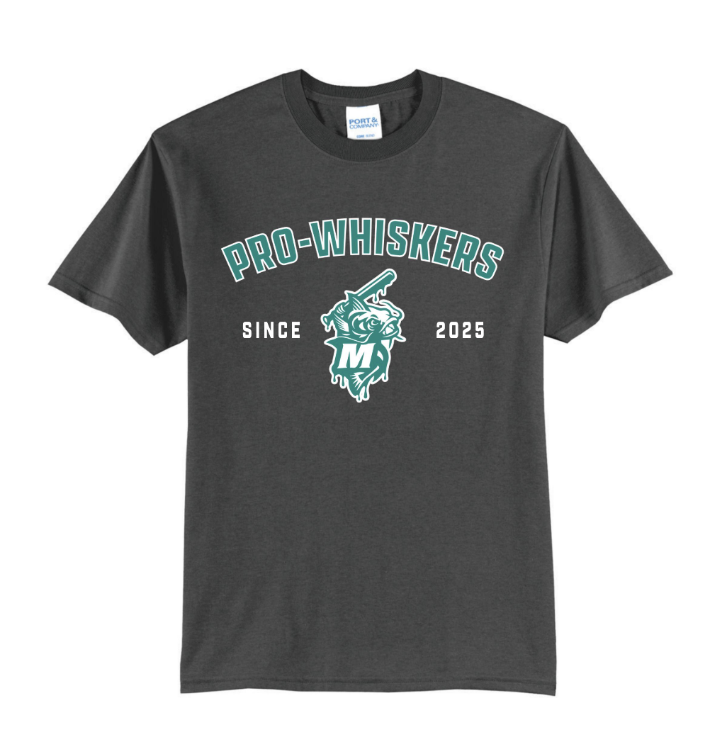 Pro-Whiskers Tee - Charcoal