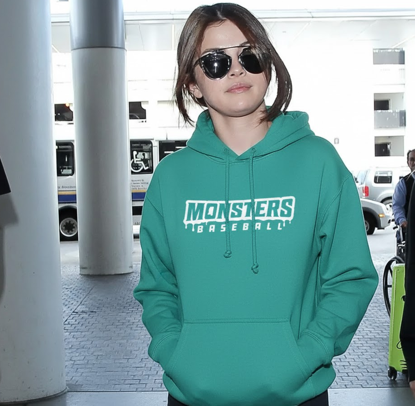 Teal Hoodie - Monsters Baseball